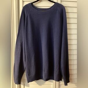Black Brown 1826 Men's Navy Crewneck Pullover Sweater size XXL